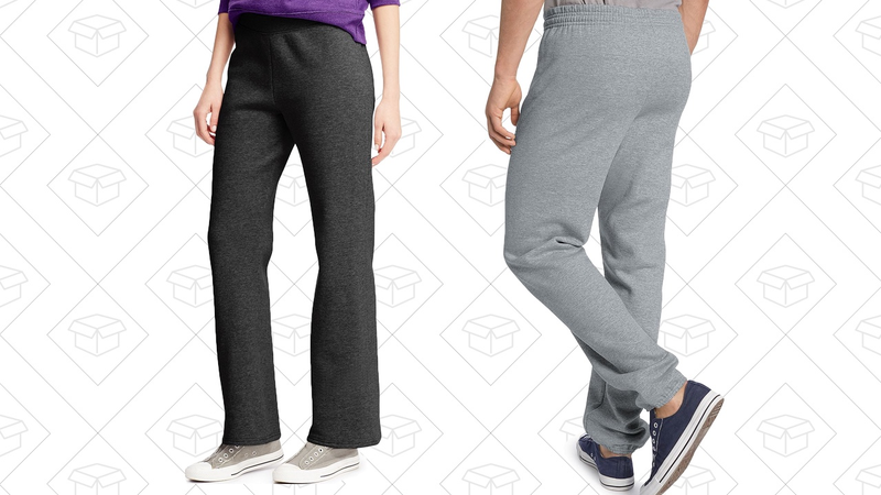 Women’s Sweatpants, $5 with codes SAVE30 and SHIPFREE | Men’s Sweatpants, $6 with codes SAVE30 and SHIPFREE
